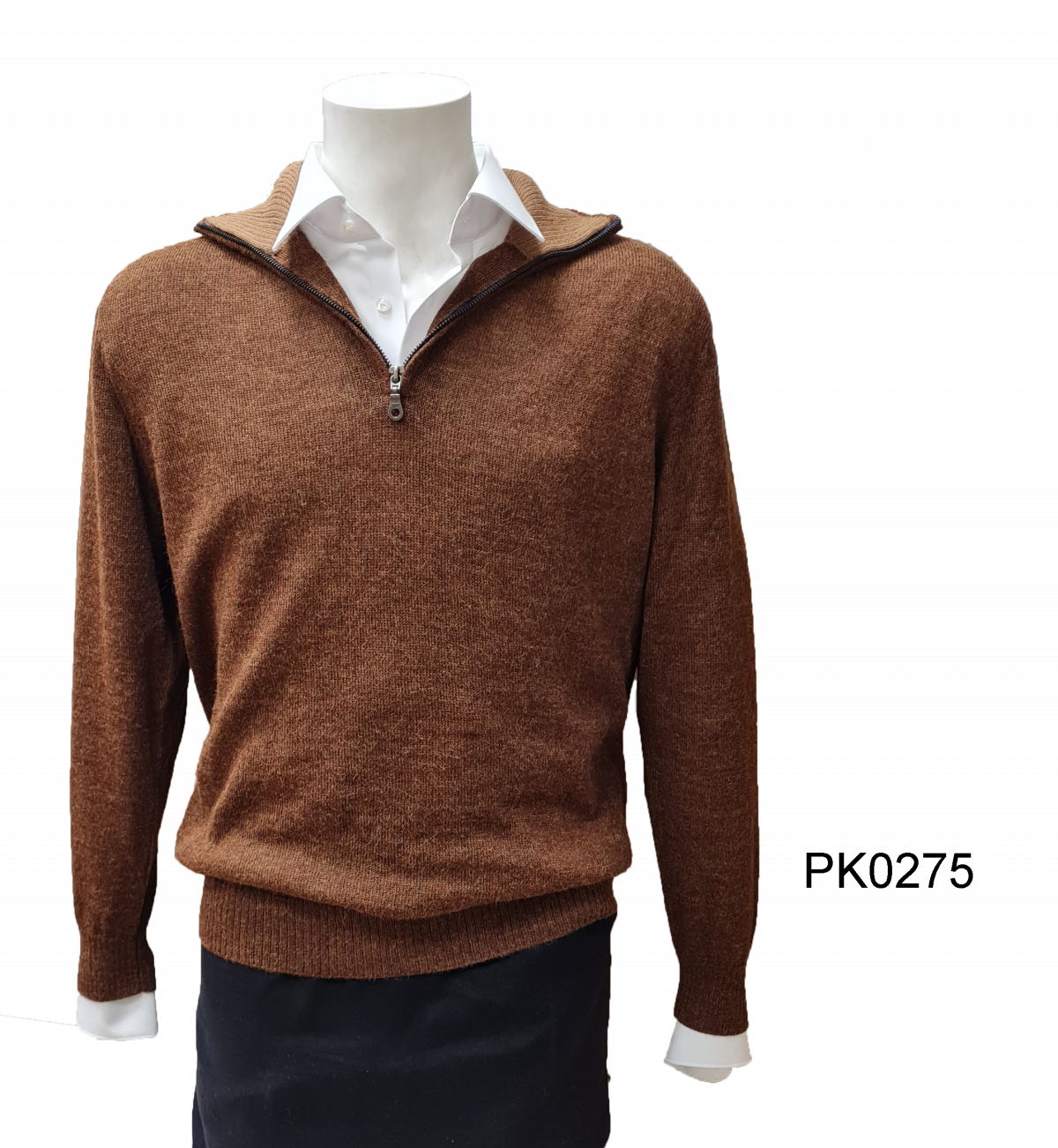 Unifarbiger Männer-Troyer in Babyalpaka